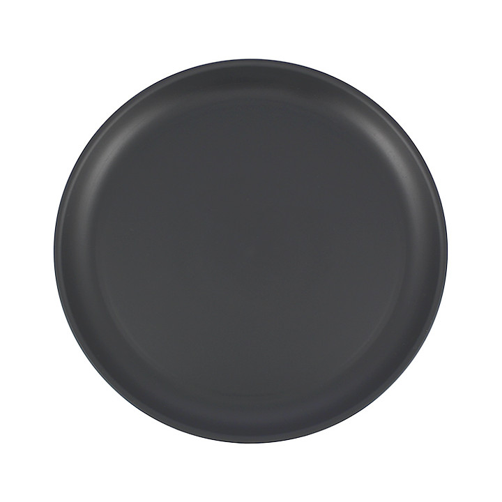Reusable Plate Durable PP Mineral Anthracite Ø27,4cm (6 Units)