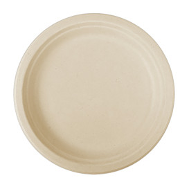 Sugarcane Plate Natural Ø26 cm (500 Units)