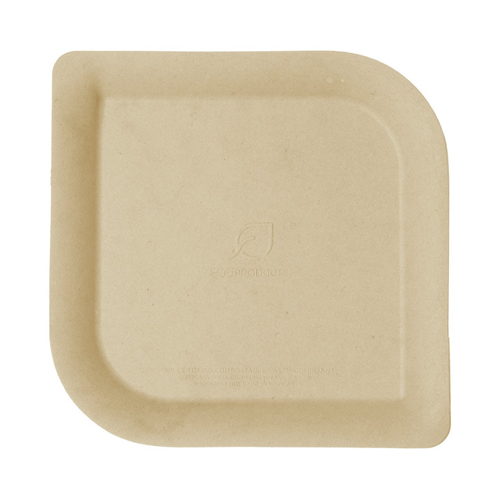 Sugarcane Plate Bagasse and Bamboo 15,0 cm (50 Units) 