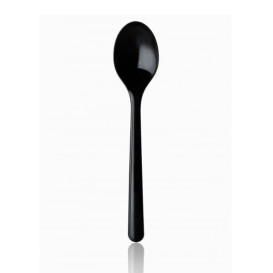 Plastic Spoon Premium Black 18,5cm 