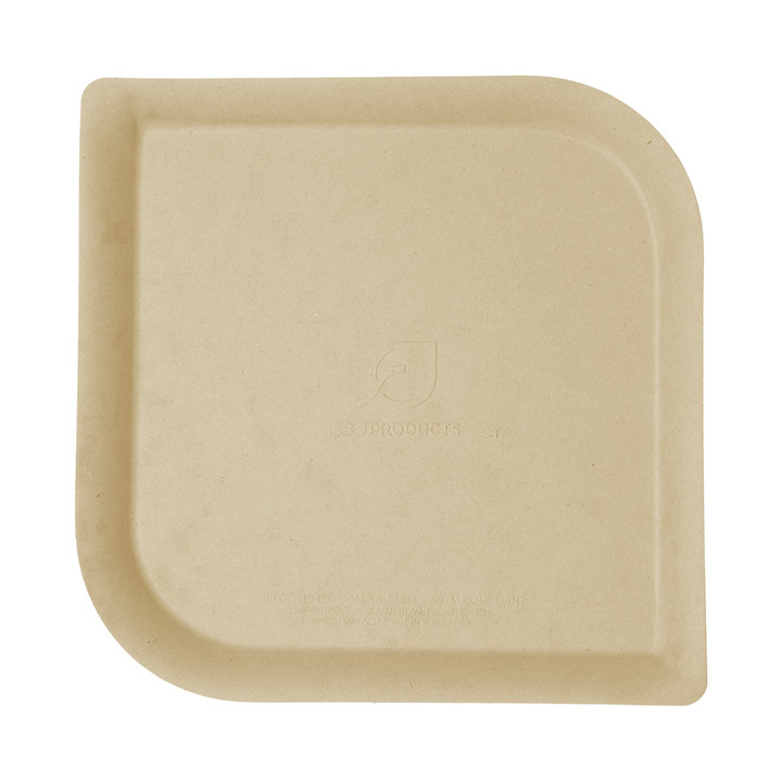 Sugarcane Plate Bagasse and Bamboo 23,8 cm (400 Units)