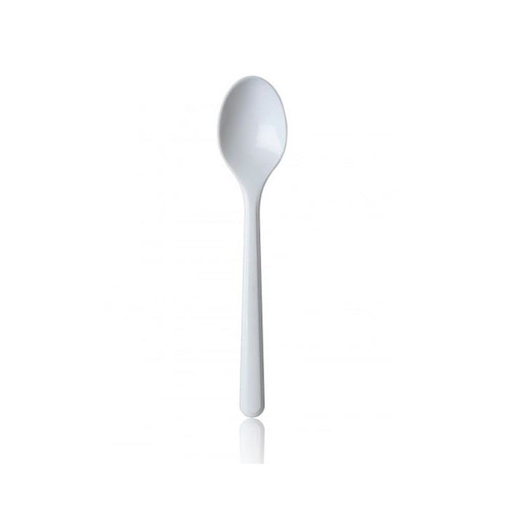 Plastic Spoon Premium White 18,5cm 