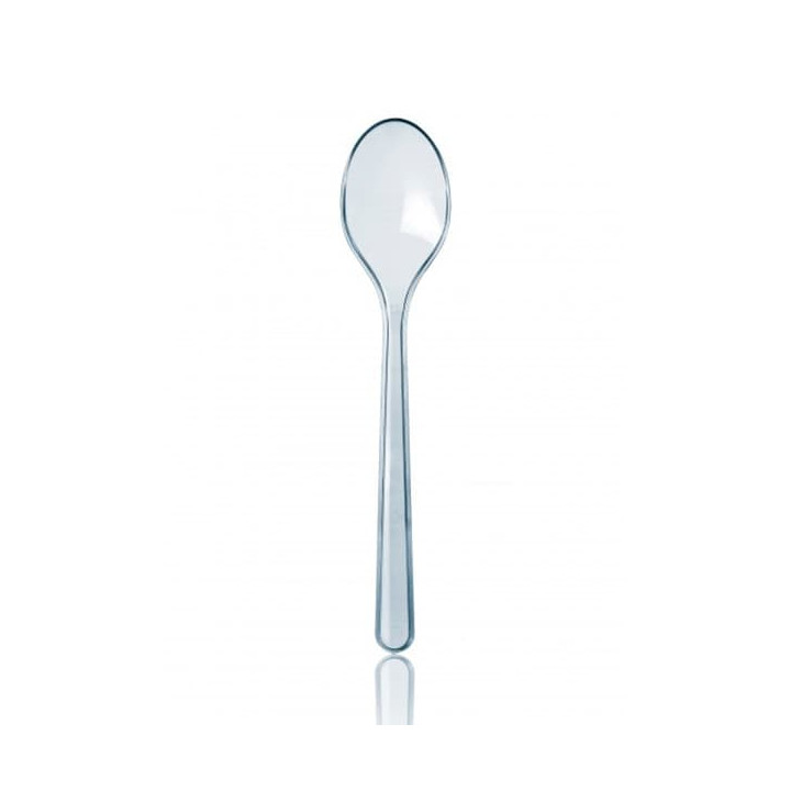 Plastic Spoon Premium Clear 18,5cm 
