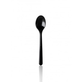 Plastic Teaspoon PS "Premium" Black 13cm 
