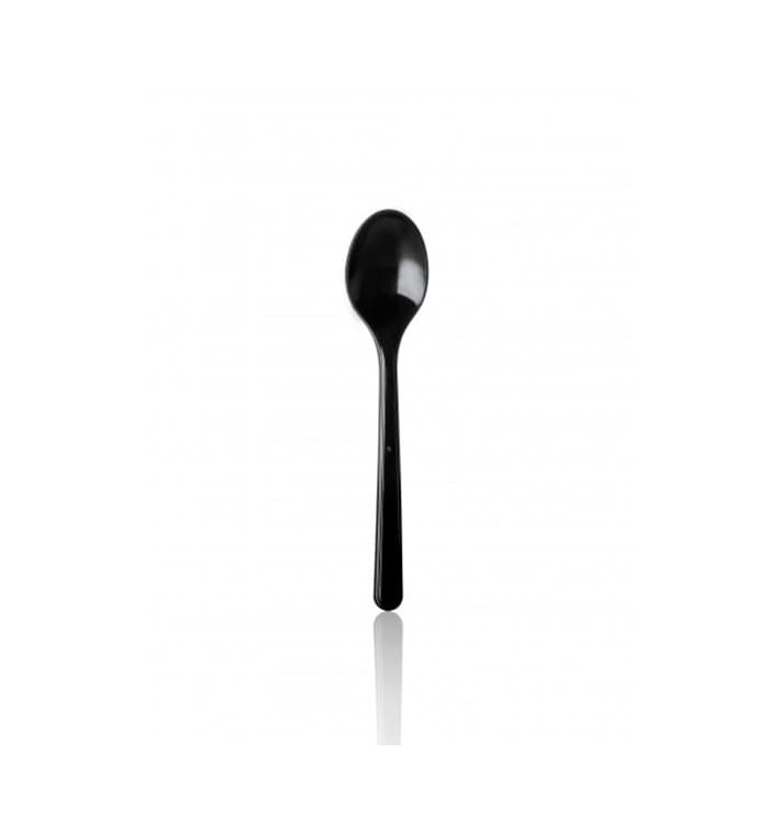 Plastic Teaspoon PS "Premium" Black 13cm 