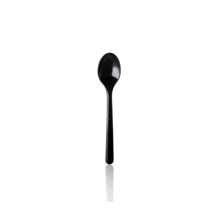Plastic Teaspoon PS "Premium" Black 13cm 