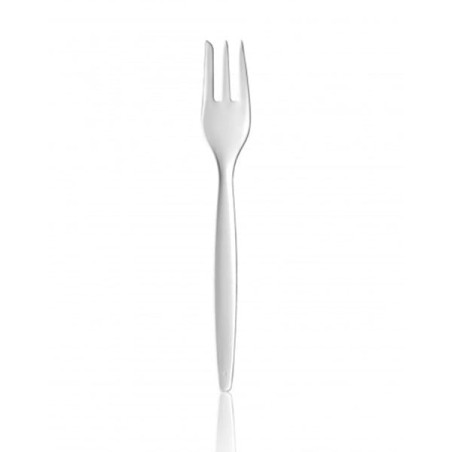 Plastic Tasting Fork "Premium" White 15,8cm 