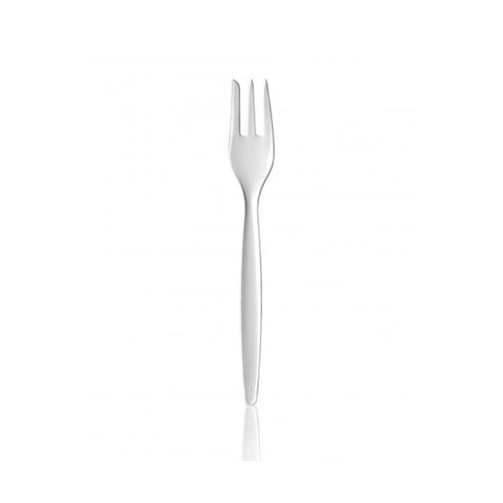 Plastic Tasting Fork "Premium" White 15,8cm 