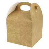 Paper Menu Box Kraft 131x131x115mm (25 Units) 
