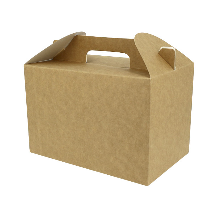 Paper Menu Box Kraft 22,5x14,5x15cm (150 Units)