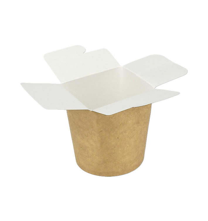Paper Take-Out Container 100% ECO Kraft 16Oz/480ml (500 Units)