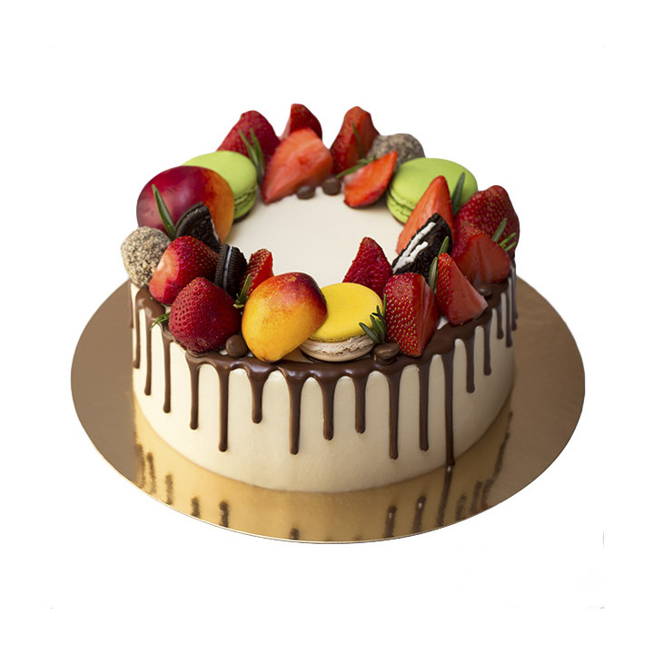 Paper Cake Circle Gold and Silver 32cm (100 Units)  