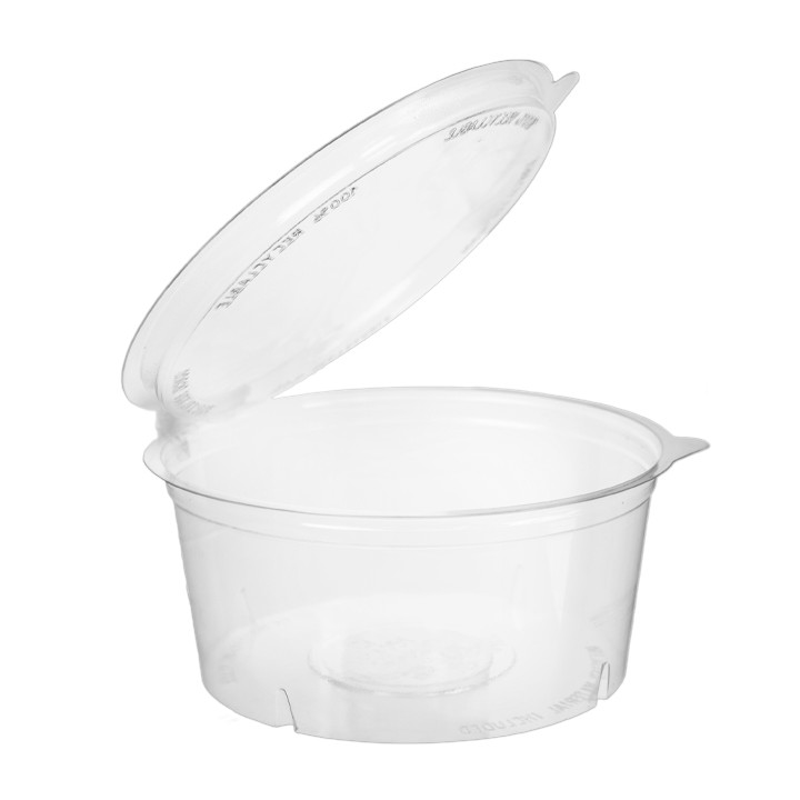 Plastic Container APET Round shape Transparente 750ml Ø15cm (200 Units)