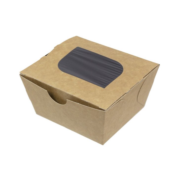 Paper Take-out Container "Premium" 11x10x5,5cm 400ml (500 Units)