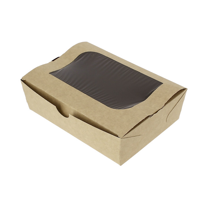 Paper Take-out Container "Premium" 18x12,7x5,5cm 1000ml (25 Units)