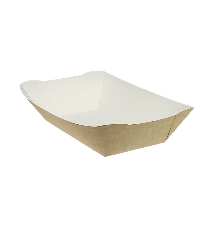 Paper Food Boat Tray Kraft 780ml 15,5x9x5,5cm (25 Units) 