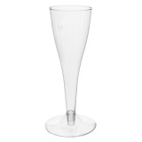 Plastic Flute Sparkling Wine or Wine 80 ml 2P "Premium" (20 Units)