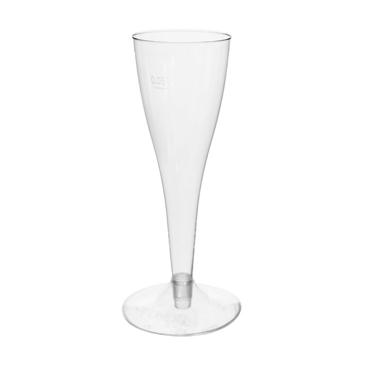 Plastic Flute Sparkling Wine or Wine 80 ml 2P "Premium" (20 Units)