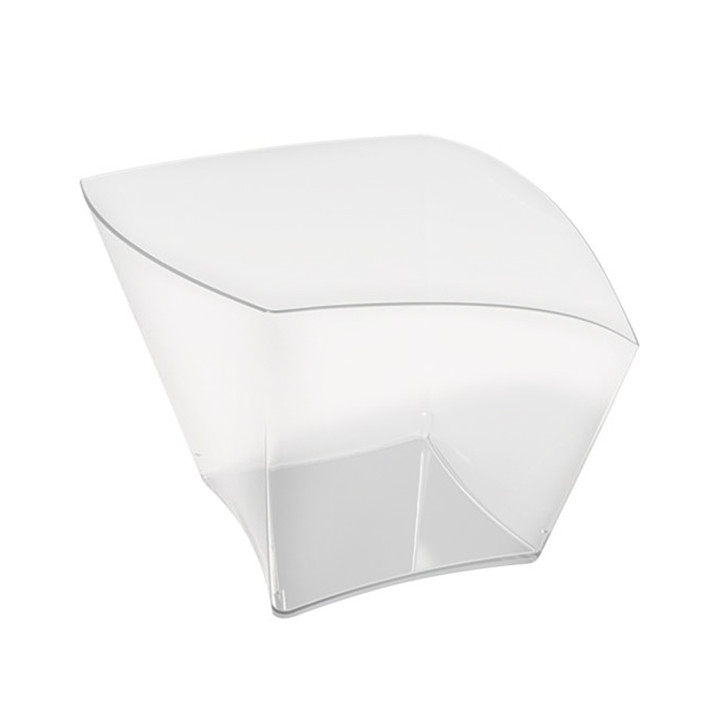 Plastic Tasting Cup PS Curved Shape Clear 90 ml (25 Units) 