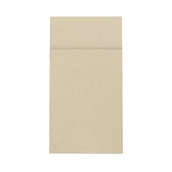 Cutlery Pocket Fold Napkin de Papel Eco 40x40cm (60 Units) 
