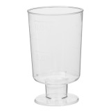 Plastic Stemmed Glass Liquor 40ml (20 Units)