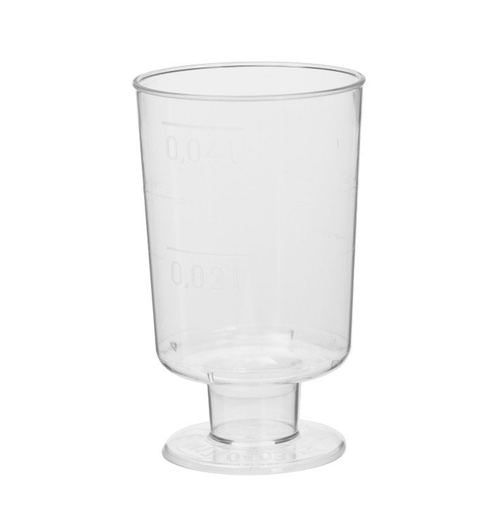 Plastic Stemmed Glass Liquor 40ml (20 Units)