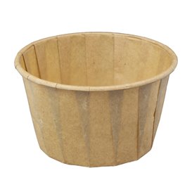 Pleated Kraft Paper Souffle Cup 120ml (5000 Units)  