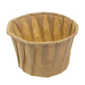 Pleated Kraft Paper Souffle Cup 120ml (5000 Units)  