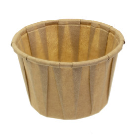 Pleated Kraft Paper Souffle Cup 60ml (3000 Units)