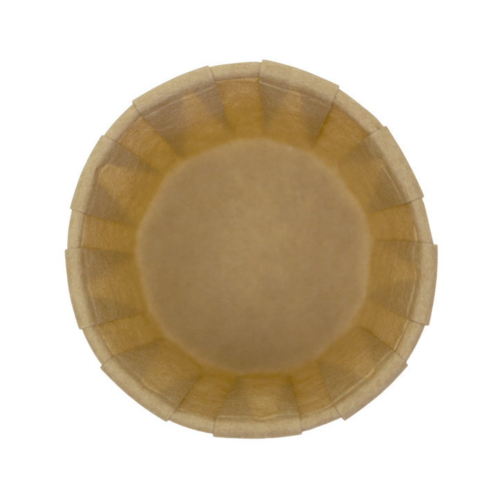 Pleated Kraft Paper Souffle Cup 60ml (250 Units)  