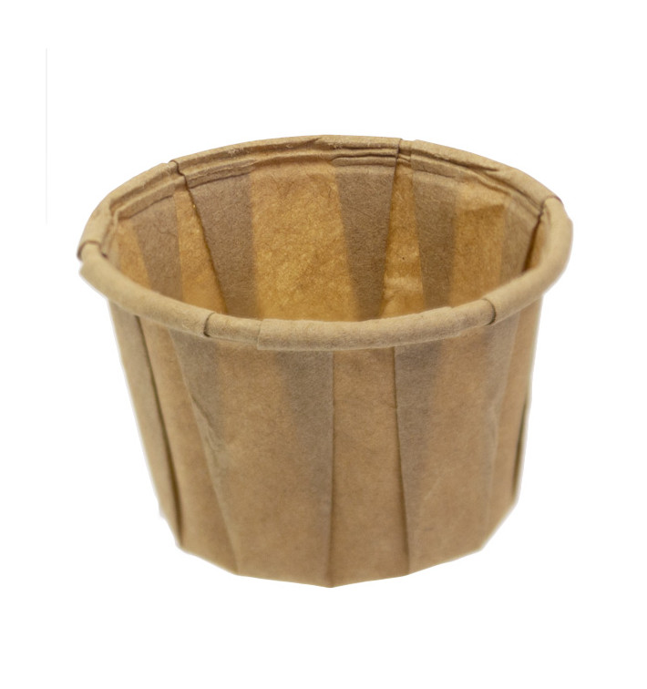 Pleated Kraft Paper Souffle Cup 30ml (3000 Units)