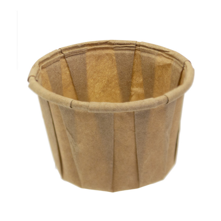Pleated Kraft Paper Souffle Cup 30ml (5000 Units)  