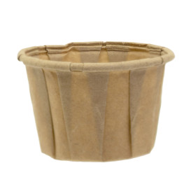 Pleated Kraft Paper Souffle Cup 30ml (3000 Units)
