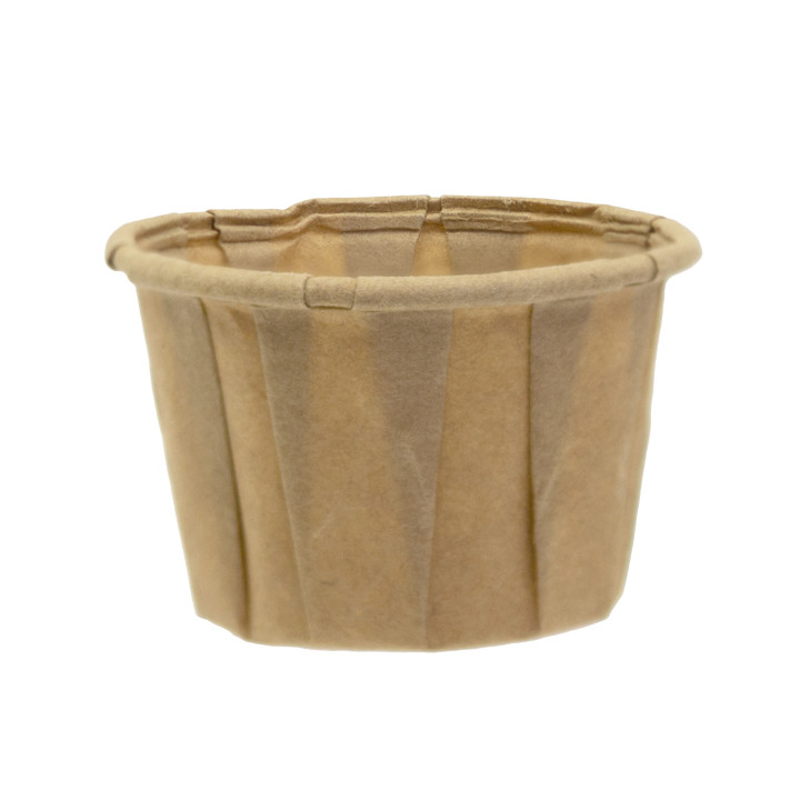 Pleated Kraft Paper Souffle Cup 30ml (5000 Units)  