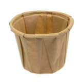 Pleated Kraft Paper Souffle Cup 22ml (250 Units)  