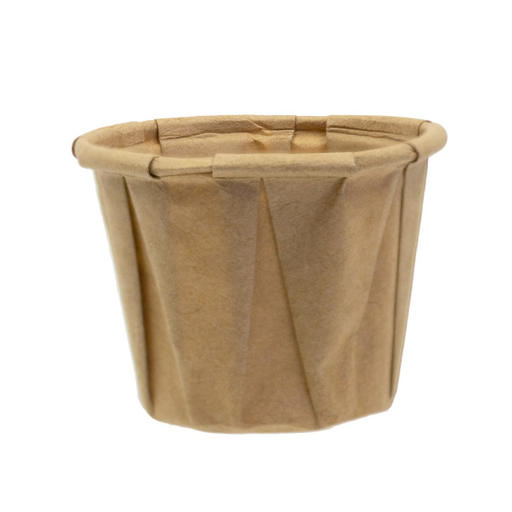 Pleated Kraft Paper Souffle Cup 22ml (250 Units)  