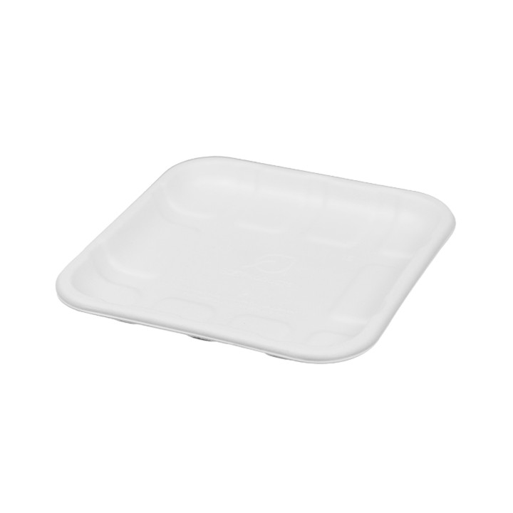 Sugar Cane Tray 14,1x14,1cm (50 Units) 