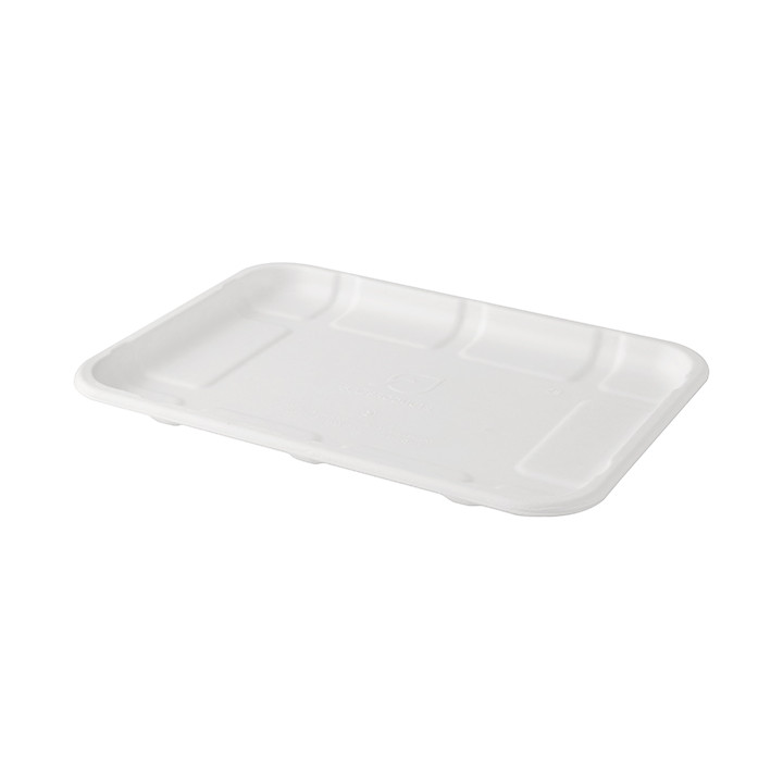 Sugar Cane Tray 21,6x15,3x1,5cm (50 Units) 