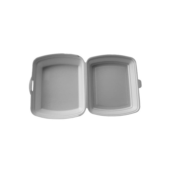 Foam Baguette Container White 1,85x1,5x0,70cm (125 Units)