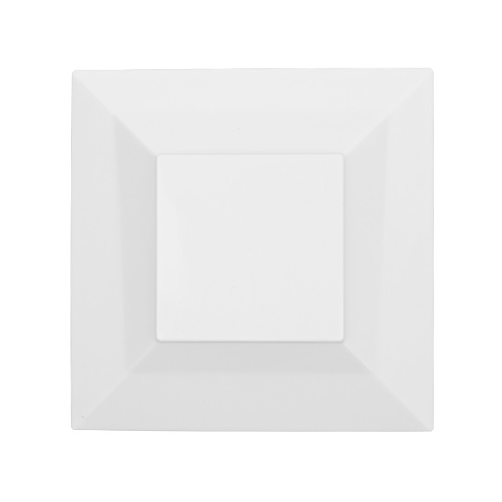 Plastic Lid for Tasting Bowl PS "Pagoda" Medium Size White 200 ml (240 Units)