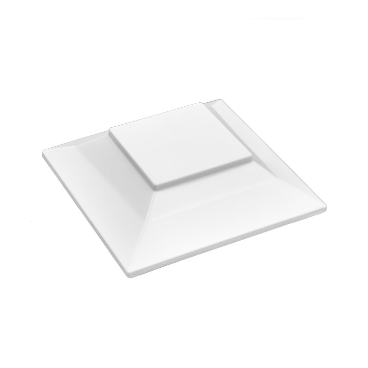 Plastic Lid for Tasting Bowl PS "Pagoda" Medium Size White 200 ml (240 Units)