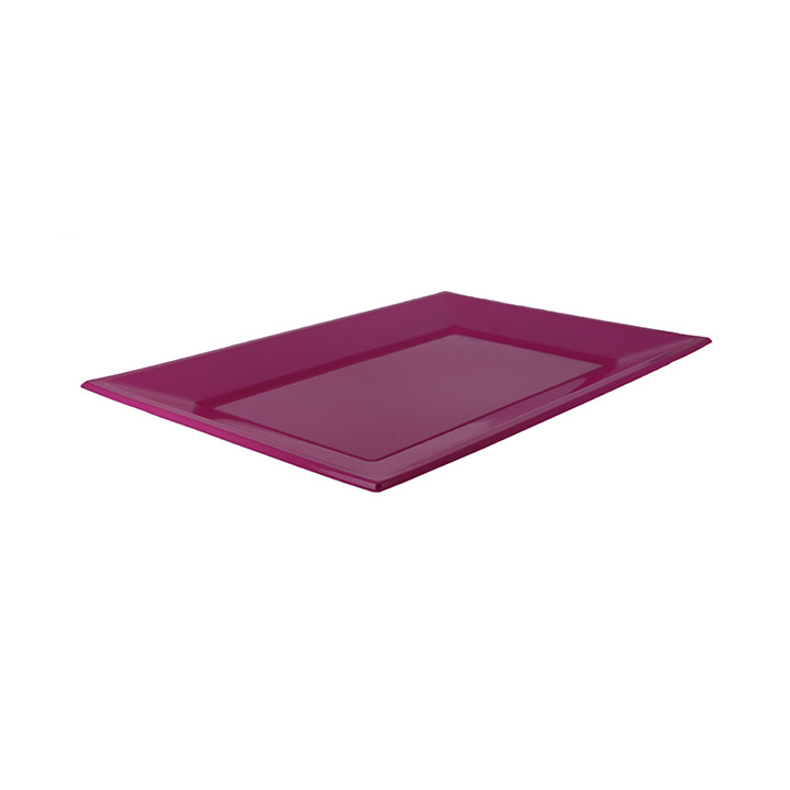 Plastic Tray Fuchsia 33x22,5cm (25 Units) 