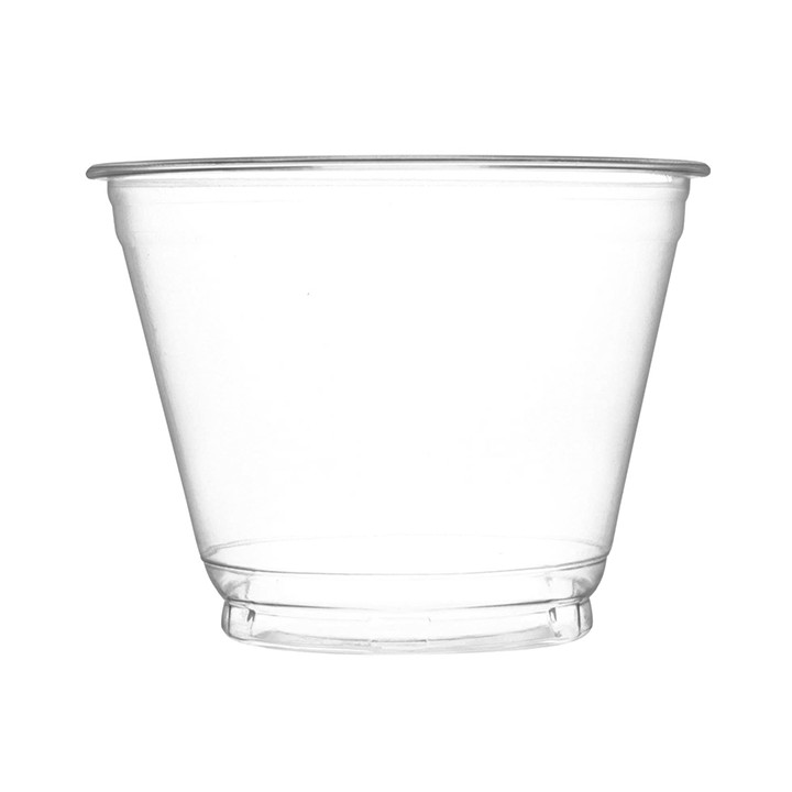 Plastic Container PET Crystal 270ml Ø9,3cm (50 Units)