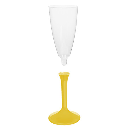 Detachable cava glass 120 ml for catering and events