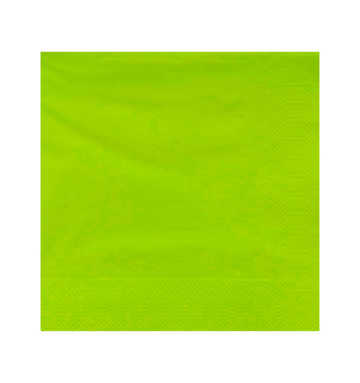 Paper Napkin Edging Pistachio 20x20cm 2C (100 Units)  
