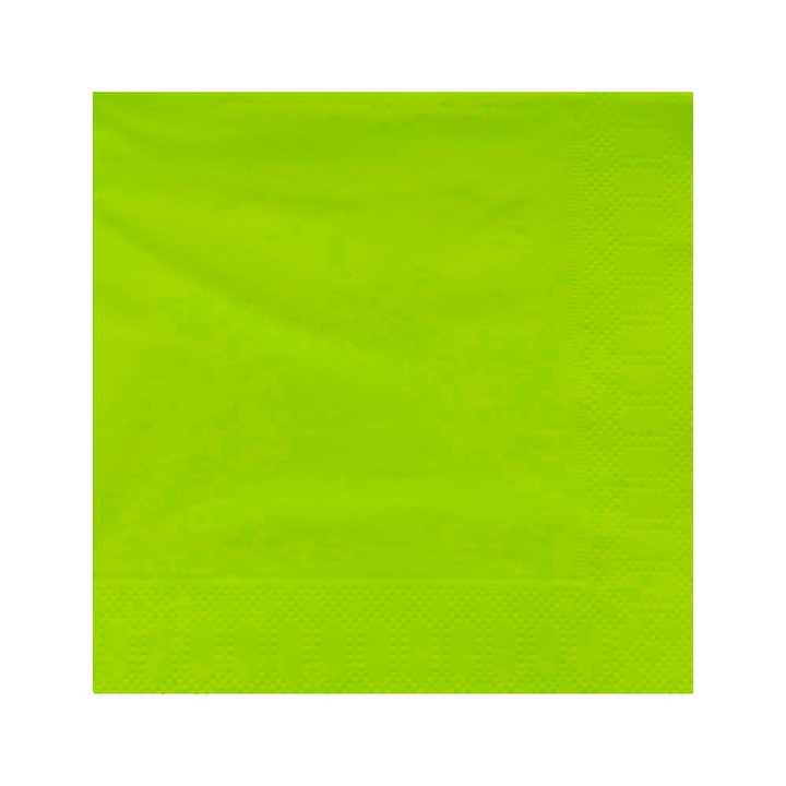 Paper Napkin Edging Pistachio 20x20cm 2C (100 Units)  