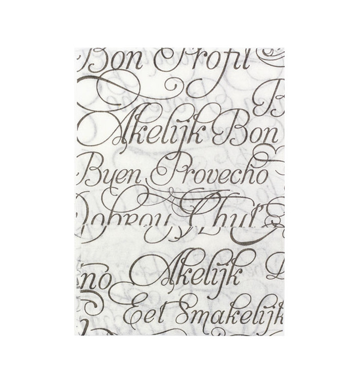 Paper Napkin Miniservis "Buen Provecho" 17x17cm (6000 Units)
