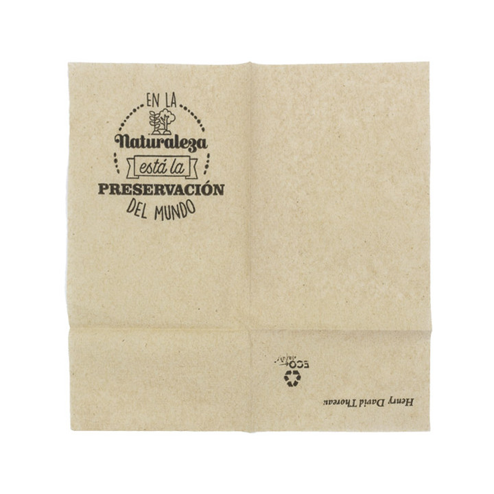 Paper Napkins Sulphite "Miniservis" Kraft 17x17cm (14.000 Units)