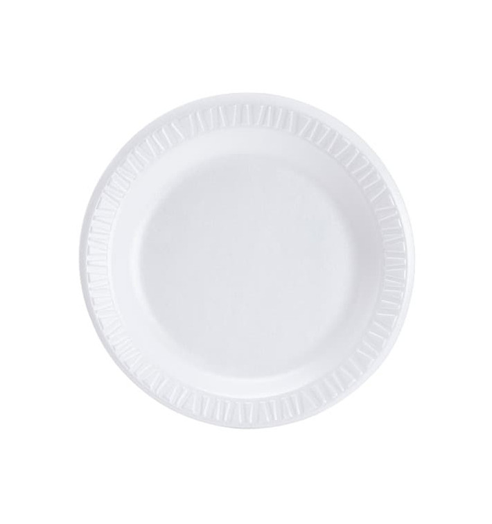 Foam Plate "Concorde" White 23 cm 