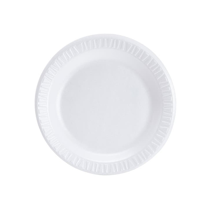 Foam Plate "Concorde" White 23 cm 